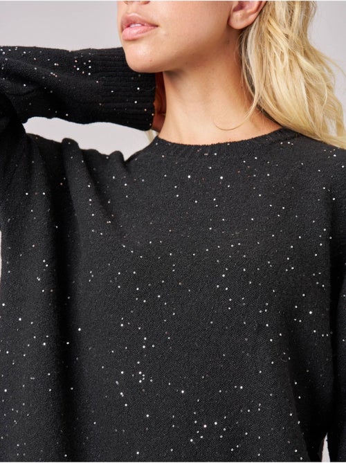 Pull femme avec sequins 'Deeluxe' - Kiabi