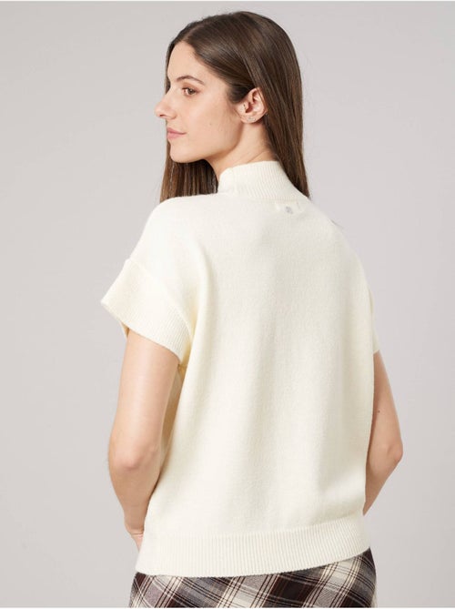 Pull femme col montant maille douce 'deeluxe' - Kiabi Pull femme col montant maille douce 'deeluxe' - Kiabi