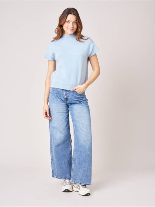 Pull femme col montant maille douce 'deeluxe' - Kiabi Pull femme col montant maille douce 'deeluxe' - Kiabi