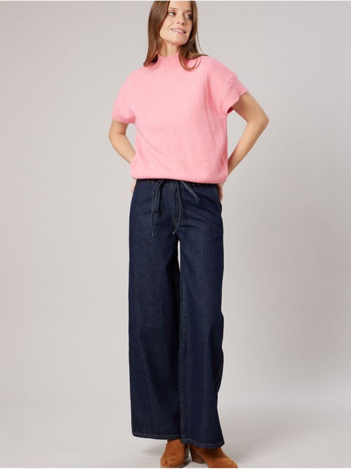 Pull femme col montant maille douce 'deeluxe' - Kiabi Pull femme col montant maille douce 'deeluxe' - Kiabi