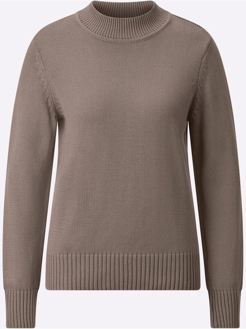 Pull femme col tortue à manches longues et ourlet côtelé - Taille standard - Witt - Kiabi Pull femme col tortue à manches longues et ourlet côtelé - Taille standard - Witt - Kiabi