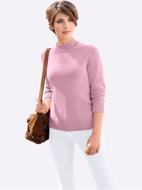 Pull femme col tortue et finitions côtelées aux manches - Taille standard - Witt - Kiabi Pull femme col tortue et finitions côtelées aux manches - Taille standard - Witt - Kiabi