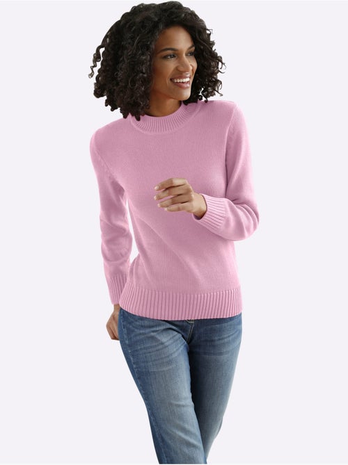 Pull femme col tortue et finitions côtelées aux manches - Taille standard - Witt - Kiabi Pull femme col tortue et finitions côtelées aux manches - Taille standard - Witt - Kiabi