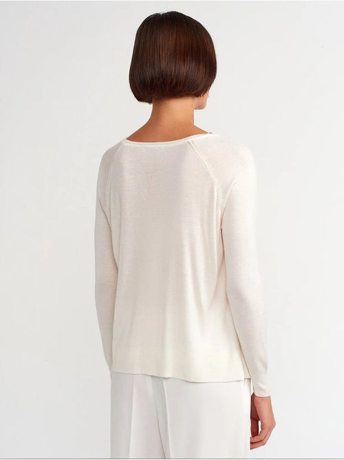 Pull femme côtelé à col rond dilvin - Kiabi Pull femme côtelé à col rond dilvin - Kiabi