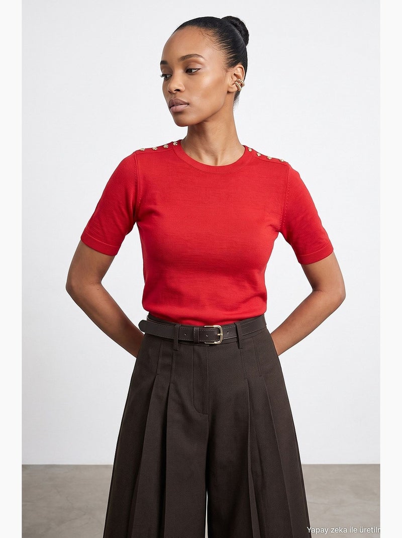 Pull femme dilvin Rouge - Kiabi
