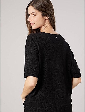 Pull femme effet brillant 'deeluxe'