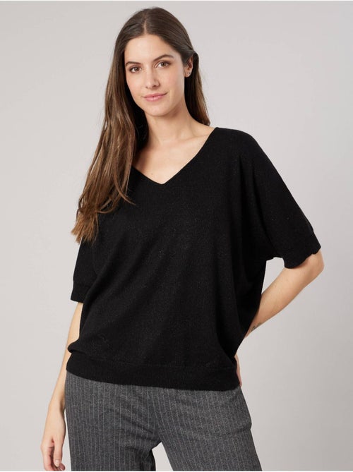 Pull femme effet brillant 'deeluxe' - Kiabi Pull femme effet brillant 'deeluxe' - Kiabi