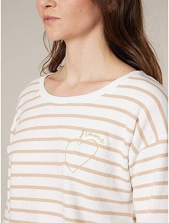 Pull femme en 100% coton doux 'Deeluxe'