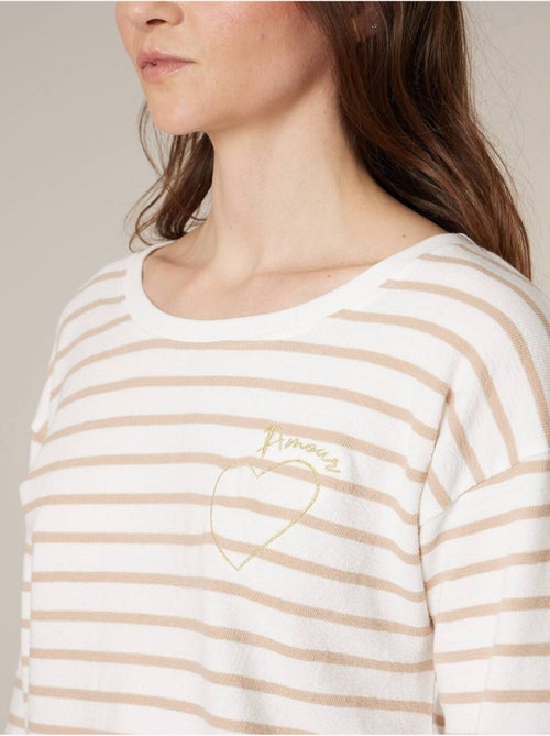 Pull femme en 100% coton doux 'Deeluxe' - Kiabi