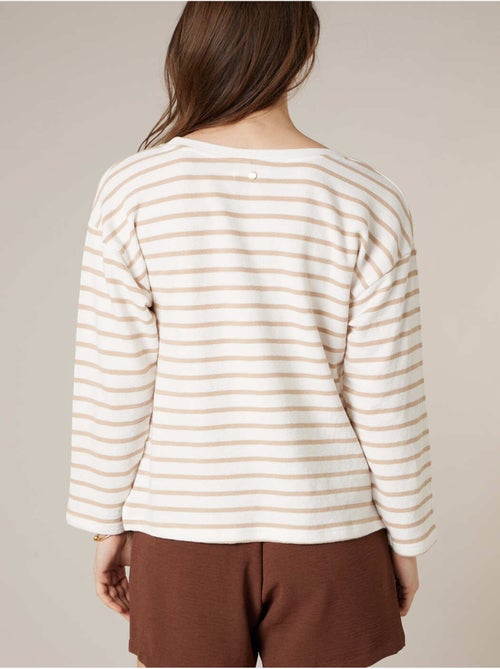 Pull femme en 100% coton doux 'Deeluxe' - Kiabi