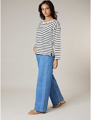 Pull femme en 100% coton doux 'Deeluxe'