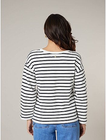 Pull femme en 100% coton doux 'Deeluxe'