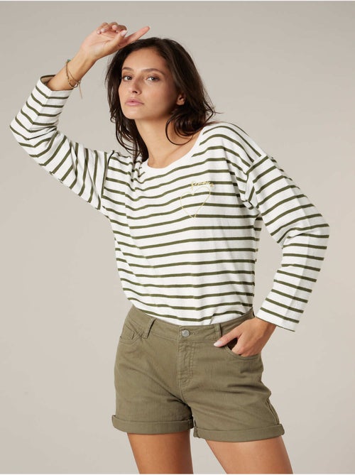 Pull femme en 100% coton doux 'Deeluxe' - Kiabi