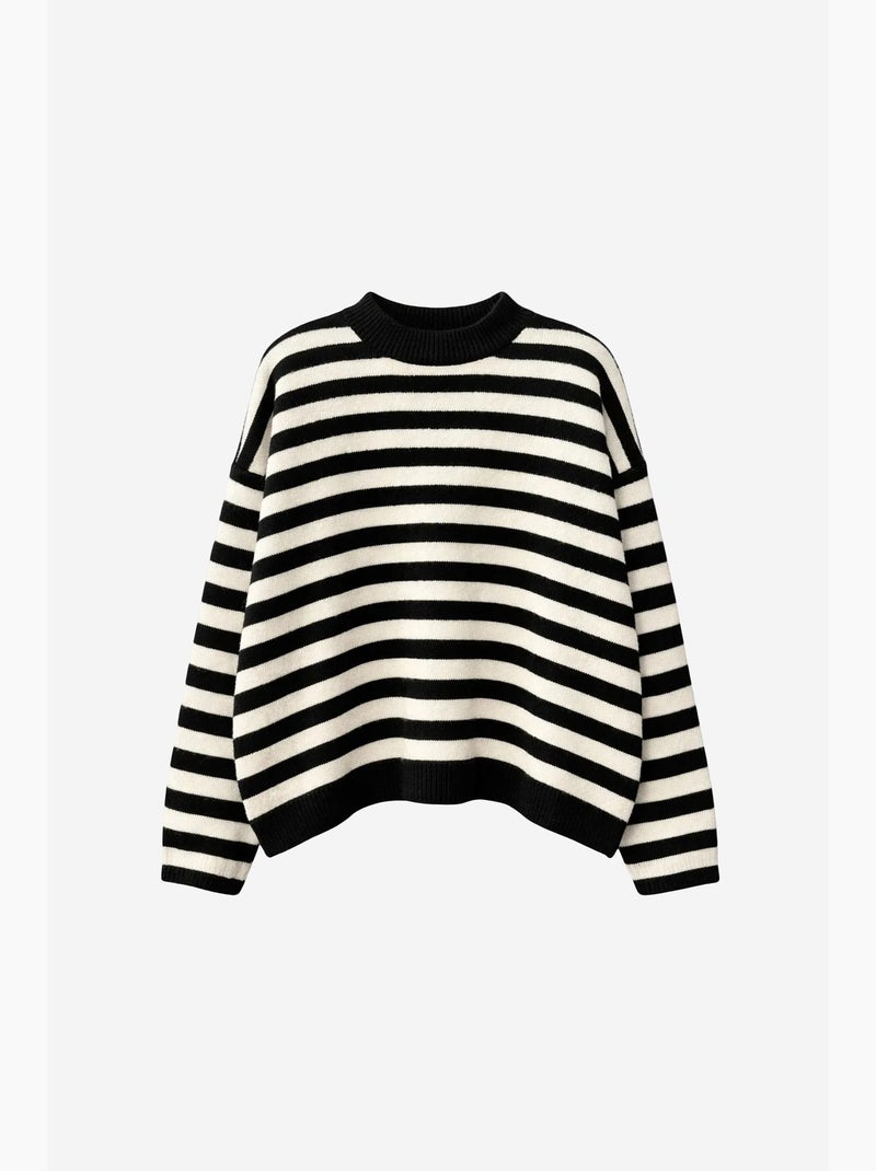 Pull femme en acrylique mixray Noir - Kiabi