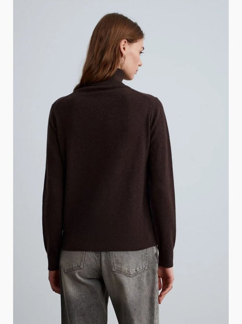 Pull femme en cachemire à col roulé dilvin - Kiabi Pull femme en cachemire à col roulé dilvin - Kiabi