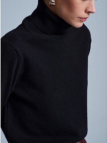 Pull femme en cachemire à col roulé dilvin