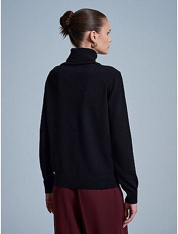 Pull femme en cachemire à col roulé dilvin
