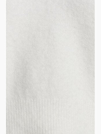 Pull femme en maille côtelée à col v dilvin