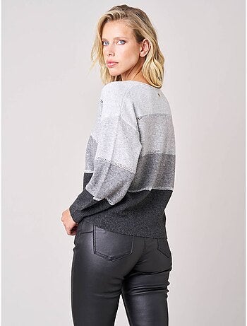 Pull femme en maille 'deeluxe'