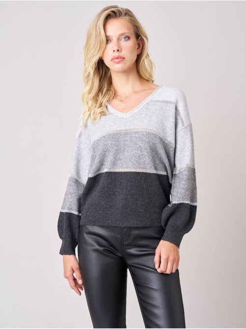 Pull femme en maille  'deeluxe' - Kiabi