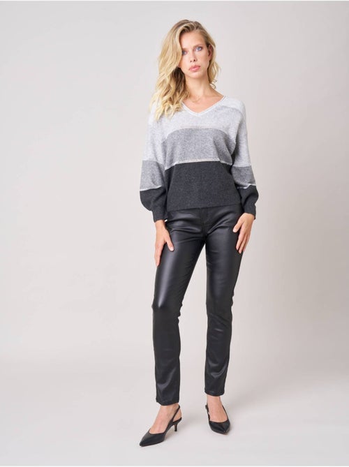 Pull femme en maille  'deeluxe' - Kiabi