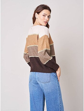 Pull femme en maille 'deeluxe'