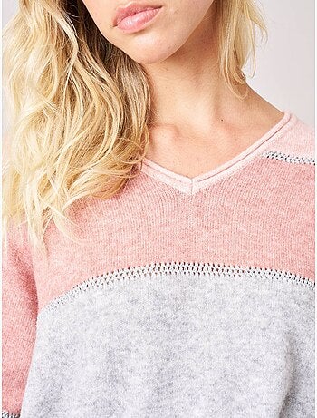 Pull femme en maille 'Deeluxe'