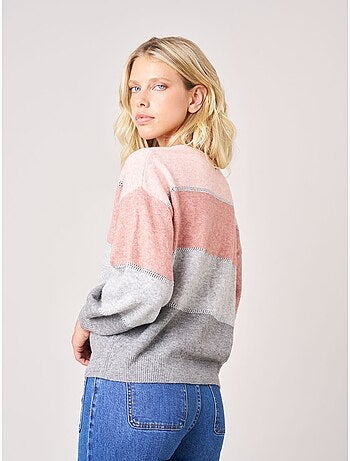Pull femme en maille 'deeluxe'