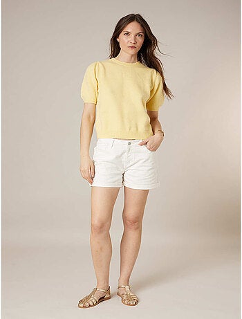 Pull femme en maille douce 'Deeluxe'