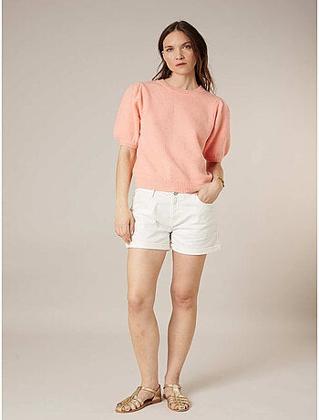 Pull femme en maille douce 'Deeluxe'