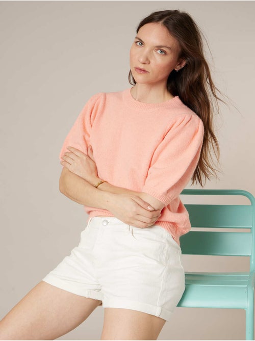 Pull femme en maille douce 'Deeluxe' - Kiabi