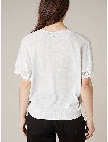 Pull femme en maille fine 'deeluxe'