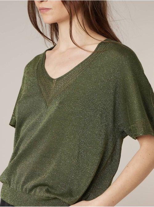 Pull femme en maille fine 'Deeluxe' - Kiabi