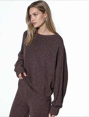Pull femme en mélange de coton busem