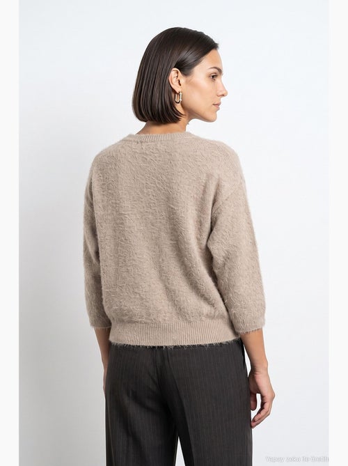 Pull femme en mélange de laine dilvin - Kiabi