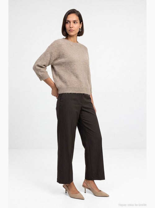 Pull femme en mélange de laine dilvin - Kiabi
