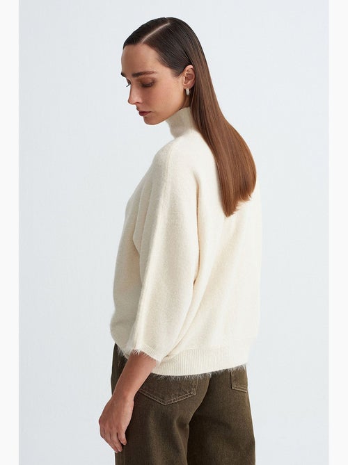 Pull femme en mélange de laine dilvin - Kiabi
