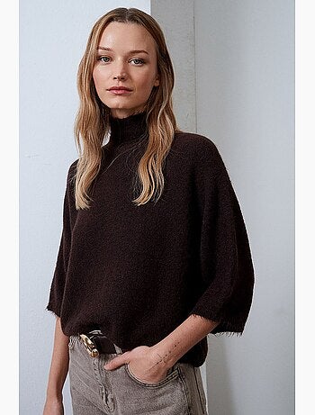 Pull femme en mélange de laine dilvin