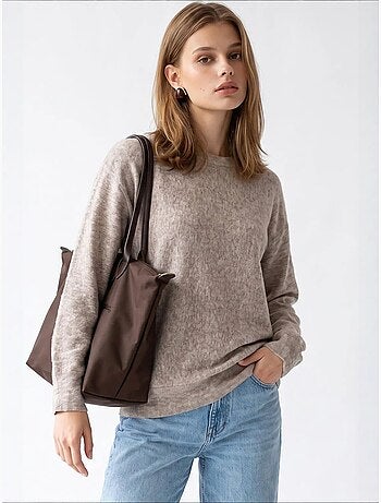Pull femme en mélange de laine mixray