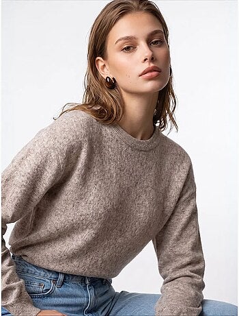 Pull femme en mélange de laine mixray
