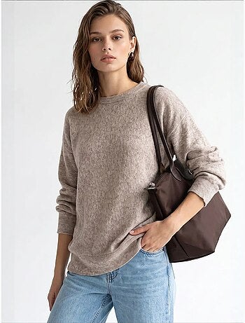 Pull femme en mélange de laine mixray