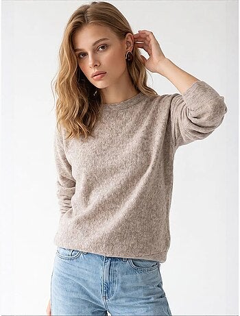 Pull femme en mélange de laine mixray