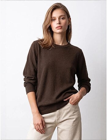Pull femme en mélange de laine mixray