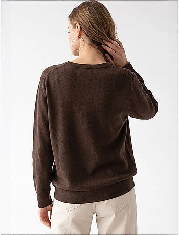 Pull femme en mélange de laine mixray