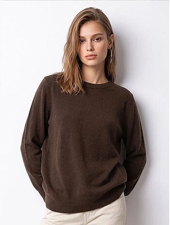 Pull femme en mélange de laine mixray