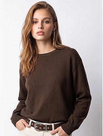 Pull femme en mélange de laine mixray