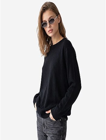 Pull femme en mélange de laine mixray