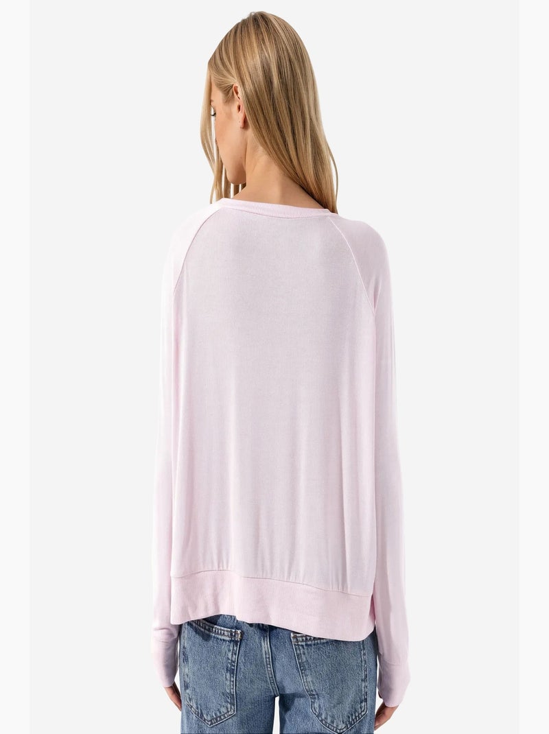 Pull femme en mélange de viscose busem Rose clair - Kiabi