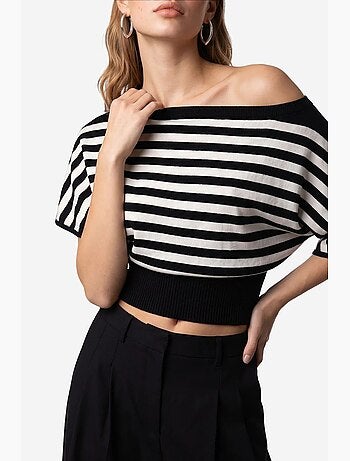 Pull femme en mélange de viscose mixray