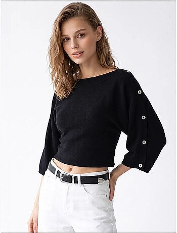 Pull femme en mélange de viscose mixray